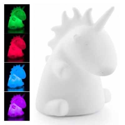 LUZ DE PRESENÇA LED RGB UNICÓRNIO MULTICOR