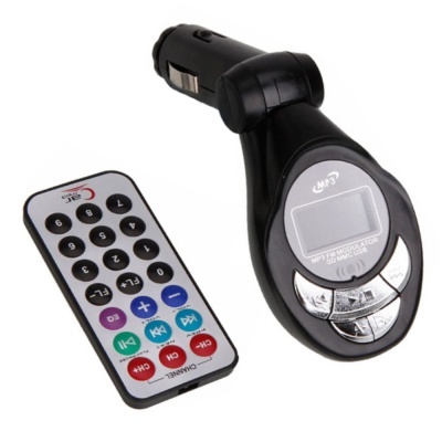 Transmissor FM Bluetooth 87.5-108MHz Preto