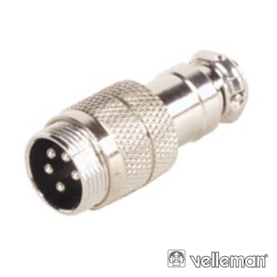 FICHA 5P MACHO P SOLDAR VELLEMAN