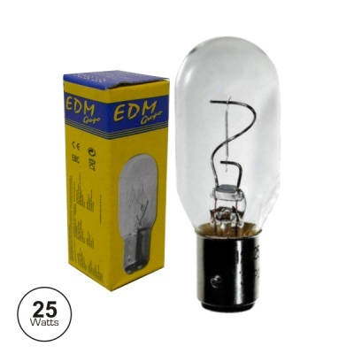 LÂMPADA BAIONETA 25W 230V P MÁQUINAS COSTURA