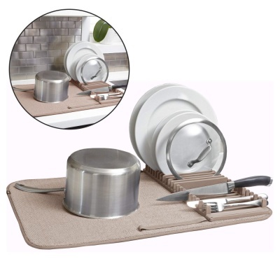 Escorredor de Cozinha Dobrável de Microfibra