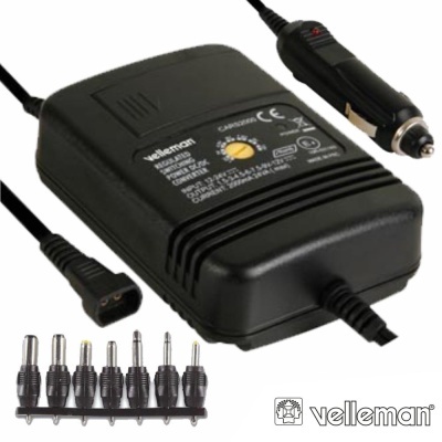 ALIMENTADOR FICHA ISQUEIRO 12V24V 2A C 7 FICHAS HQ POWER