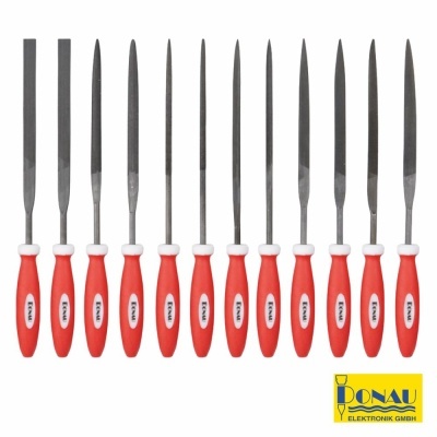 CONJUNTO DE 12 LIMAS DIVERSAS 150MM DONAU