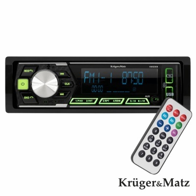 Auto-Rádio Mp3 Wma 4x40W C FMAUXSDUSBBT Kruger Matz