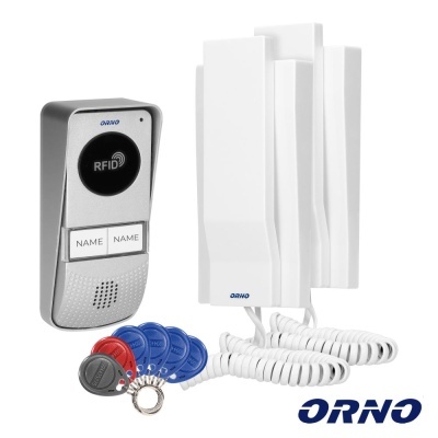 Campainha C 2 Intercomunicadores E Sensor RFID ORNO