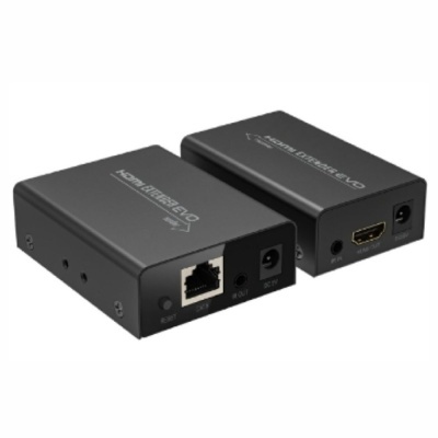 Extensor de Sinal HDMI Via RJ45 CAT6 POC Loop 60m
