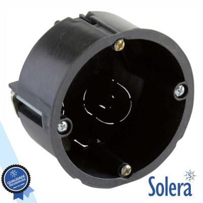 CAIXA DE PASSAGEM EMBUTIR C 4 ENTRADAS S TAMPA SOLERA