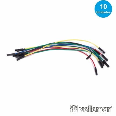 KIT 10 SHUNTES FÊMEA FÊMEA 5.9" VELLEMAN