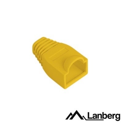 Capa Protectora P Conector RJ45 x100 Amarelo LANBERG