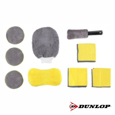 Kit P Limpeza de Automóvel 9pcs DUNLOP