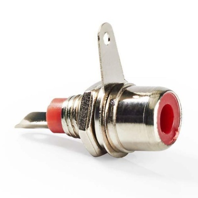 Ficha Rca Fêmea Prateada-Vermelha De Painel