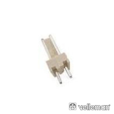 PLACA DE 2 CONTACTOS MACHO VELLEMAN