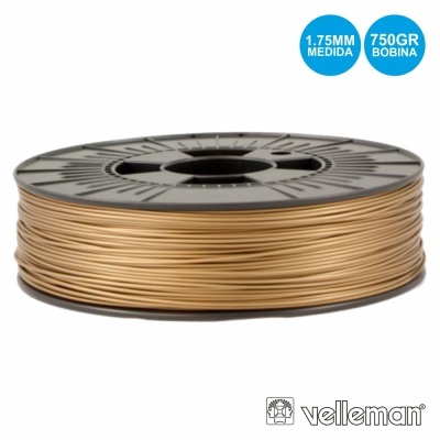 ROLO DE FILAMENTO P IMPRESSÃO 3D 1.75MM 750G BRONZE