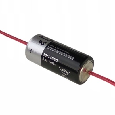 PILHA Li-SOCl2 23AA ER14335 TERMINAIS C FIOS 3.6V 1650MA