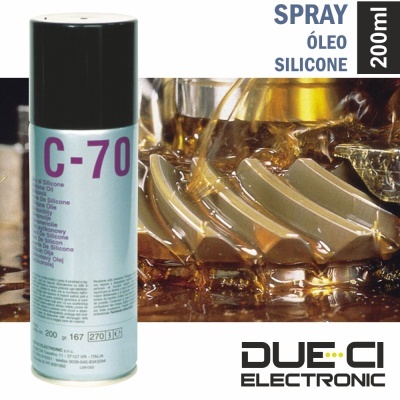 SPRAY DE 200ML ÓLEO SILICONE DUE-CI