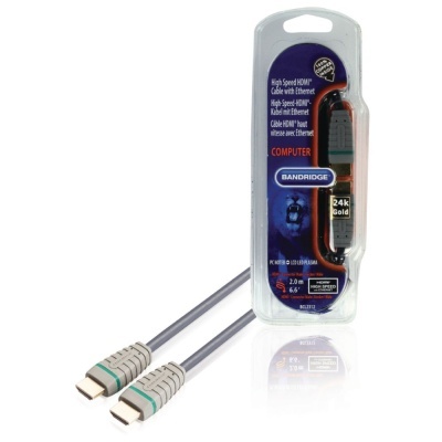 Cabo HDMI Dourado Macho  Macho 1.4 2m