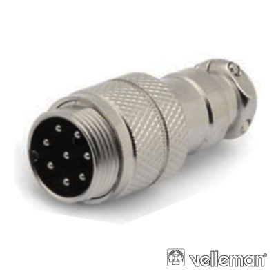 FICHA 8P MACHO P SOLDAR VELLEMAN