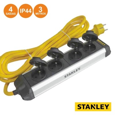 TOMADA ELÉTRICA C 4 SAÍDAS 1.5M IP44 STANLEY