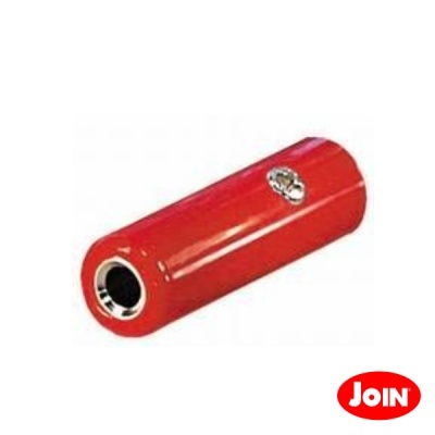 FICHA BANANA FÊMEA 4MM VERMELHA