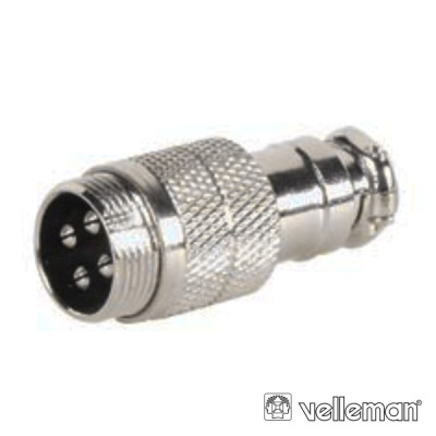 FICHA 4P MACHO P SOLDAR VELLEMAN