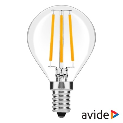 Lâmpada LED E14 Globo Filamento 7W 230V 2700k 800lm AVIDE