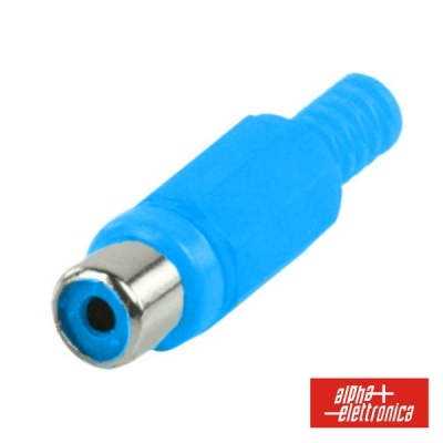 FICHA RCA FÊMEA AZUL C PROTEÇÃO DE CABO