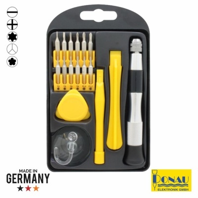 CONJUNTO DE 17 CHAVES PRECISÃO P TELEMÓVEIS DONAU