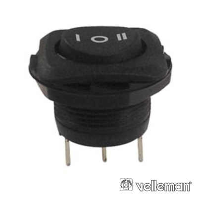 INTERRUPTOR BASCULANTE 5A-250V SPDT ON-OFF-ON VELLEMAN
