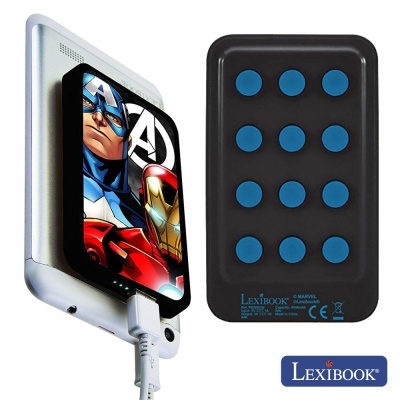 POWERBANK 4000MA C CABO USB E VENTOSAS AVENGERS LEXIBOOK