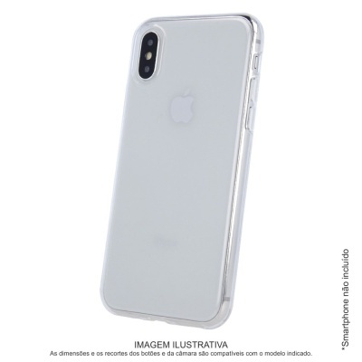 Capa transparente fosca para smartphone