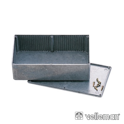 CAIXA ABS CINZA ESCURO 190x100x60MM