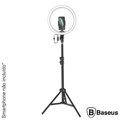Ring Light Candeeiro de Estúdio C Tripé Extensivel BASEUS