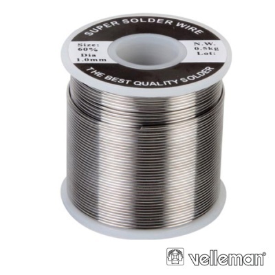 SOLDA 1MM 6040 500G VELLEMAN