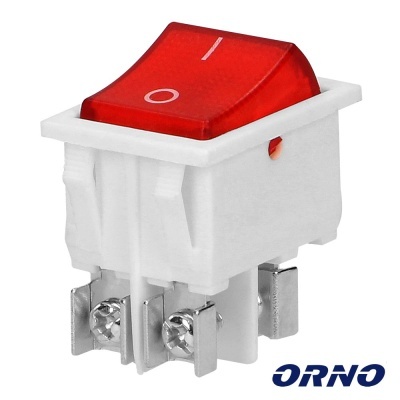 INTERRUPTOR BASCULANTE C LUZ 10A-250V DPST ON-OFF