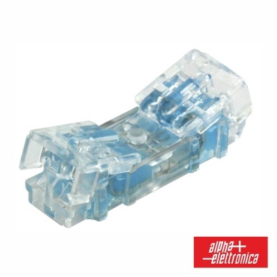 Conector elétrico transparente e azul da alpha-elettronica