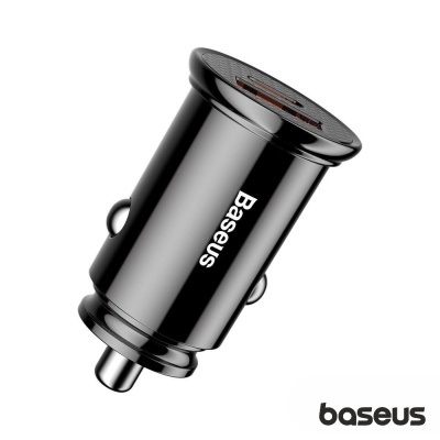 Adaptador Isqueiro 12-24V USB 4.0  USB-C PD 3.0 5A BASEUS