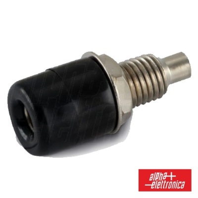 BORNE TERMINAL 4MM PRETO