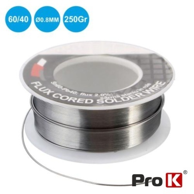 SOLDA 0.8MM 6040 250G PROK