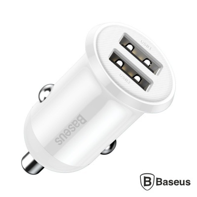 Adaptador Isqueiro 2x USB 4.8A Grain Pro BASEUS