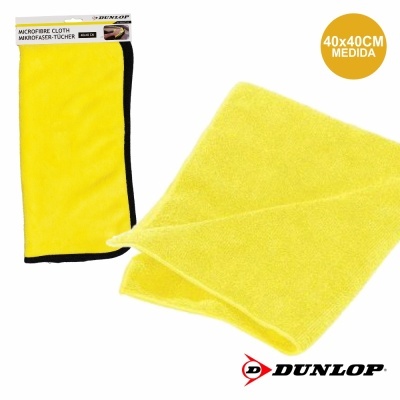 PANO LIMPEZA AUTOMÓVEL MICROFIBRAS DUNLOP