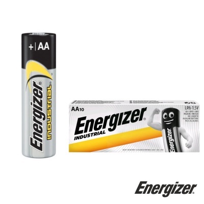 Pilha Alcalina LR6AA 1.5V 10x Industrial ENERGIZER