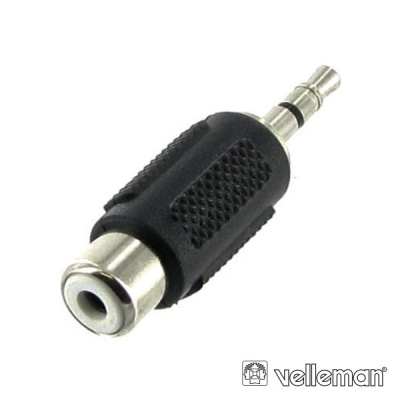 ADAPTADOR RCA FÊMEA P 3.5 JACK MACHO MN VELLEMAN