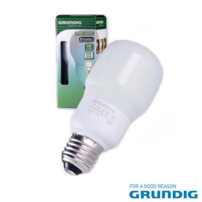 LÂMPADA E27 5W=25W 230V ECO 200LM 2700K GRUNDIG