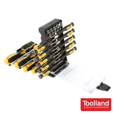 Conjunto de Chaves E Pontas 44x TOOLLAND