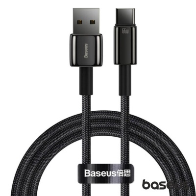 Cabo USB-A Macho  USB-C Macho Tungsten 1m BASEUS