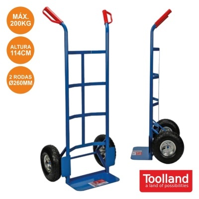 CARRINHO P TRANSPORTE UNIVERSAL MAX 200KG TOOLLAND