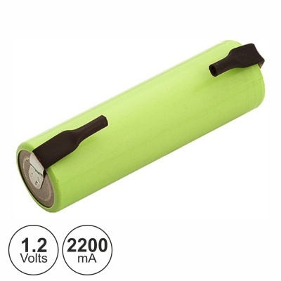 BATERIA NI-MH AA 1.2V 2200MA C PATILHAS