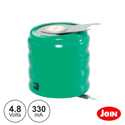 BATERIA NI-MH 4.8V 330MA COM PATILHAS JOIN