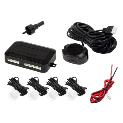 Kit de Estacionamento C 4 Sensores Brancos