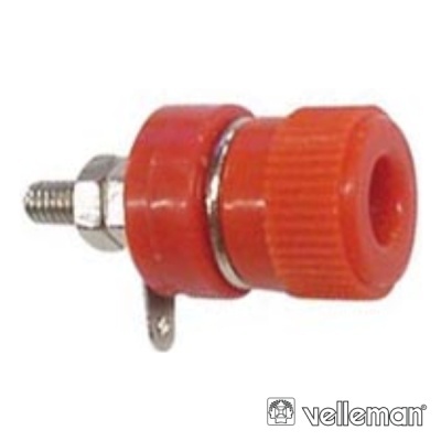 BORNE VERMELHO 4MM CONECTORES